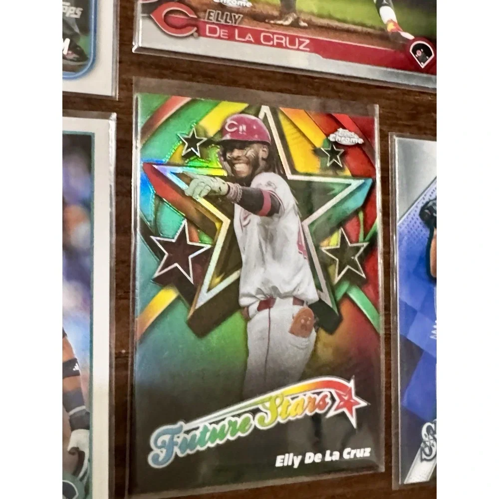 Elly‎ De La Cruz / Julio Rodriguez Lot  Inserts, Chrome, Bowmans Best – 9 Cards